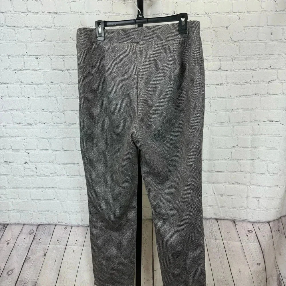 Tommy Hilfiger Plaid Pull On Stretchy Straight Leg Pants Size 16